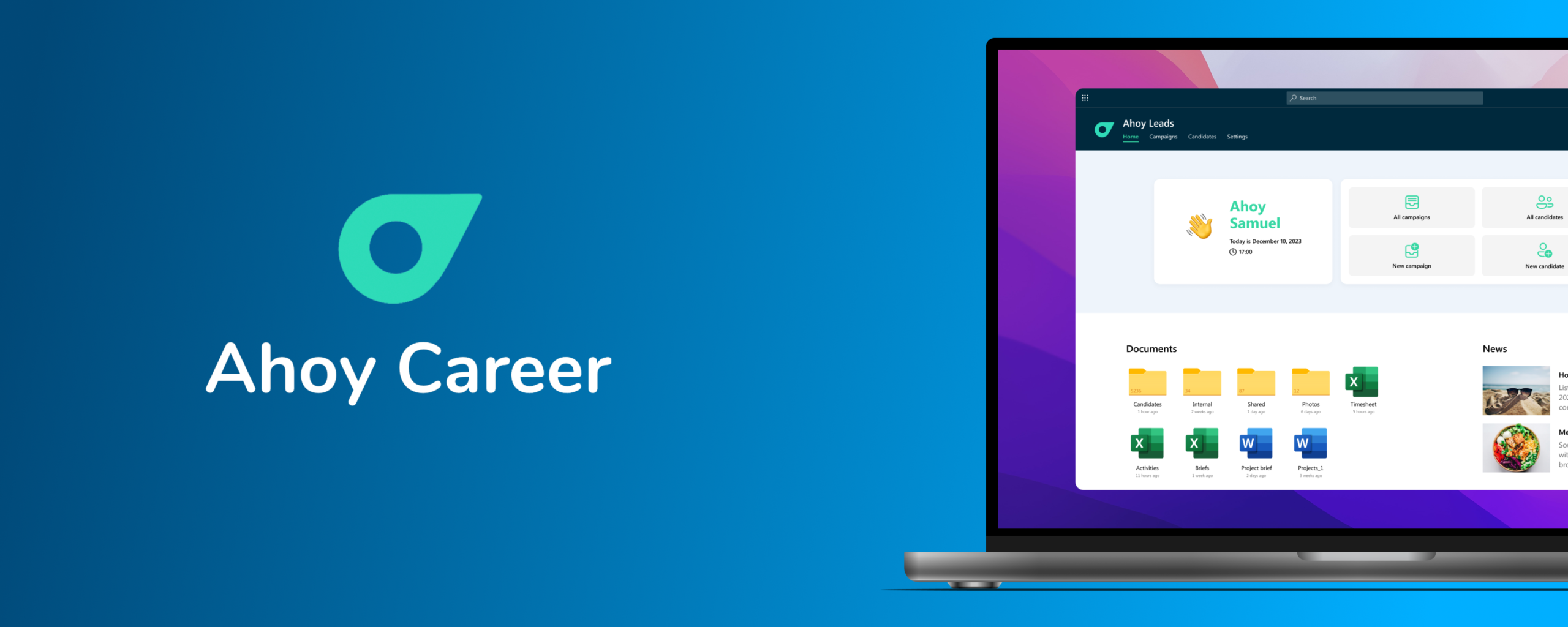Ahoy Career app